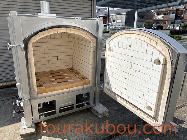 中古】ガス炉 プロパンガス窯 0.3m3 フルセット